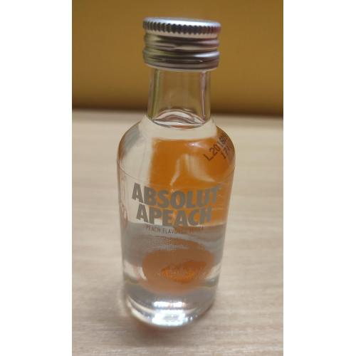 Водка Absolut Apeach 0,05l стекло Новинка 