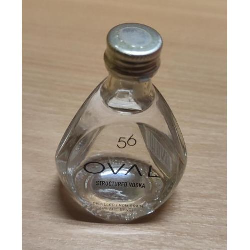 Водка Vodka OVAL 56 Structured 50ml glass Austria