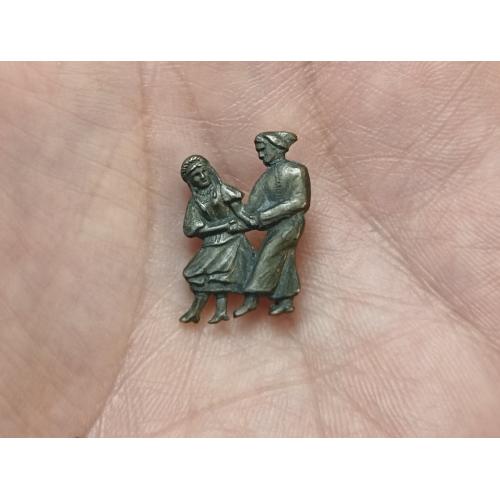 Срібний Знак Український Танець", 50 р, 875 проба