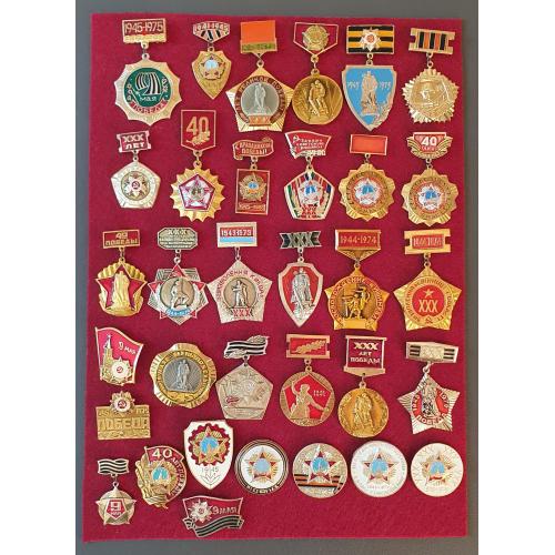 Значки 102 шт.