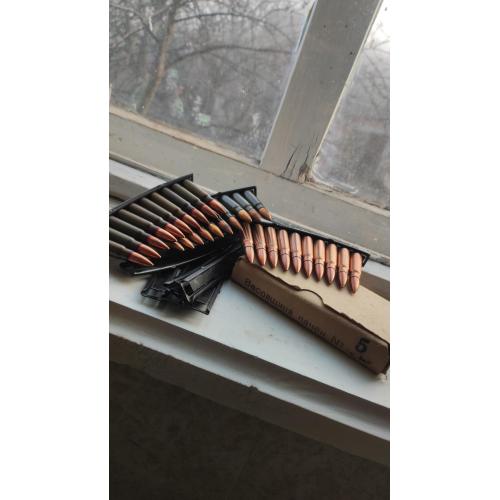 Обойма на 10 патронів 7.62х39 для СКС (оригінал срср)