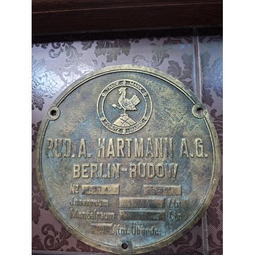 Шильда Rud. A. Hartmann