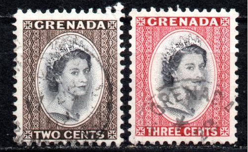Гренада, 1953-59 гг., подборка марок