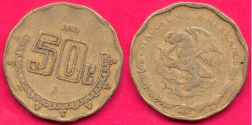 Мексика, 50 центавос, 1993 г.
