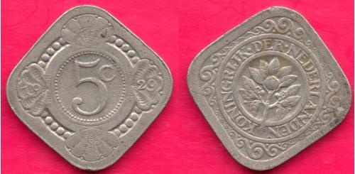 Нидерланды, 5 центов, 1929 г.