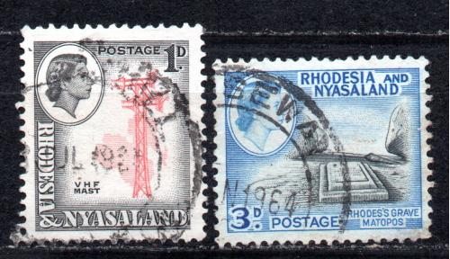 Родезия и Ньясаленд, 1959-62 гг., подборка марок
