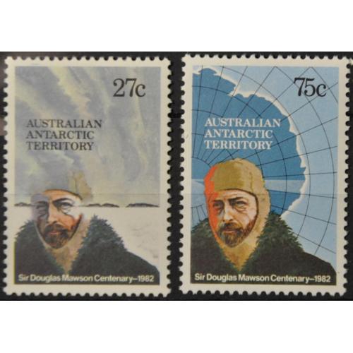 ААТ Австралийские Антарктические Территории Дуглас Моусон 1982