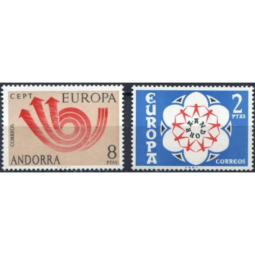 Андорра Испанская Европа СЕПТ 1973