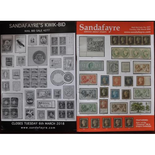 Аукционные каталоги Sandafayres март 2018