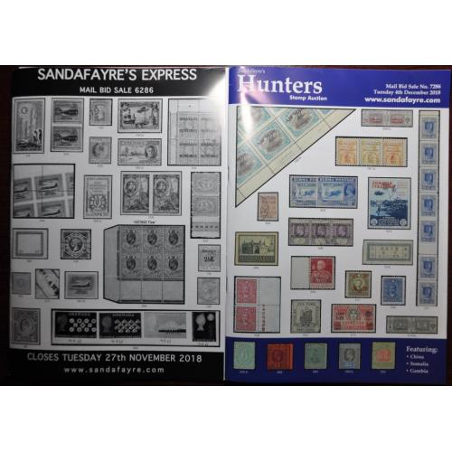 Аукционные каталоги Sandafayres ноябрь декабрь 2018