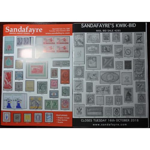 Аукционные каталоги Sandafayres октябрь 2018