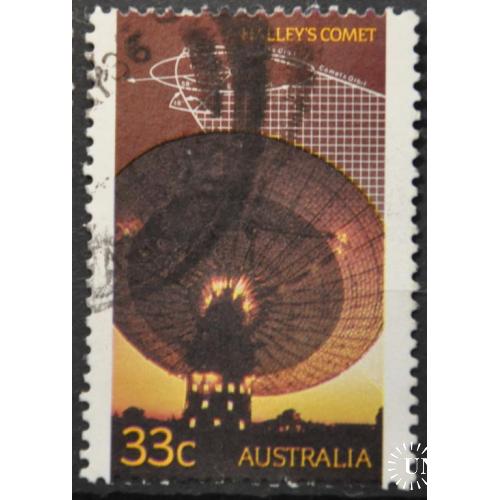 Австралия Космос Астрономия Комета Галлея 1986