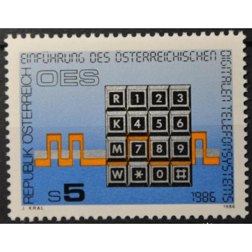 Австрия Связь Телекоммуникации 1986