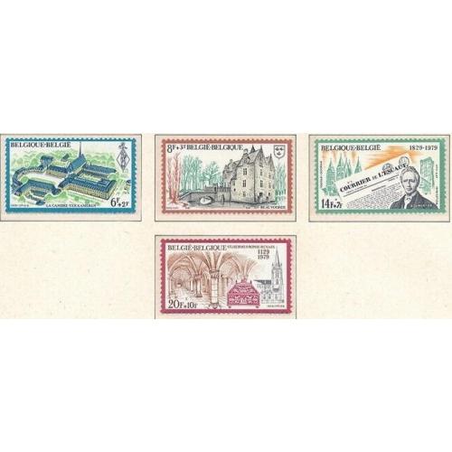 Бельгия Архитектура 1979 MNH