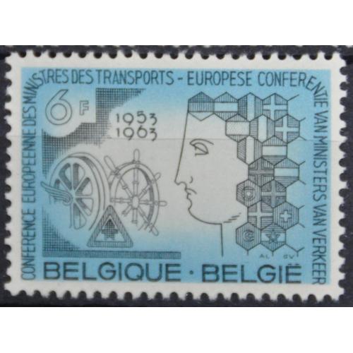 Бельгия Транспорт Конференция 1963 MNH