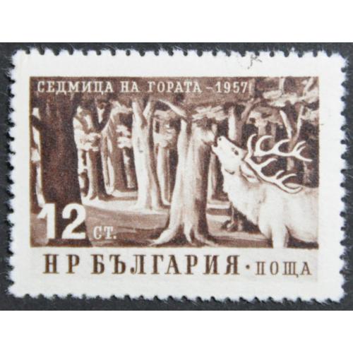 Болгария Фауна Олень 1957