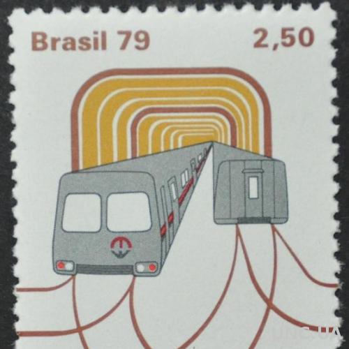 Бразилия Транспорт Метро 1979