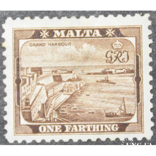 Британские колонии Мальта Великая Гавань 1938
