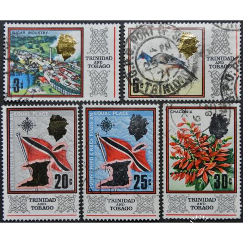 Британские колонии Тринидад и Тобаго Флора Фауна 1969