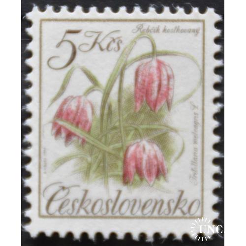 Чехословакия Флора Цветы 1991