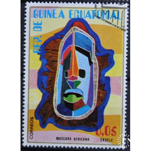 Экваториальная Гвинея Африканские маски 1977