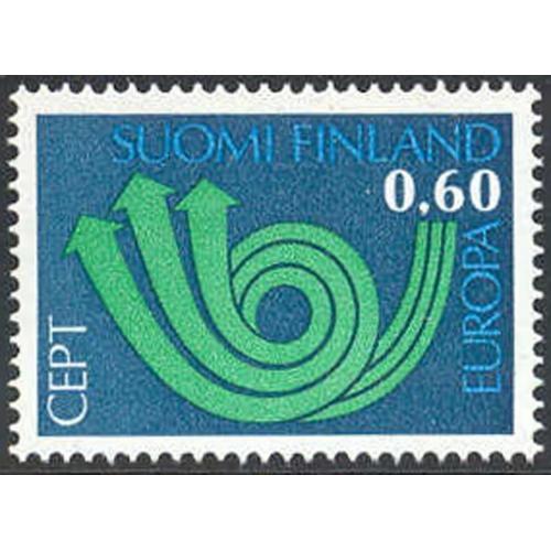 Финляндия Почтовая связь Почтовый Рожок  Европа СЕПТ 1973