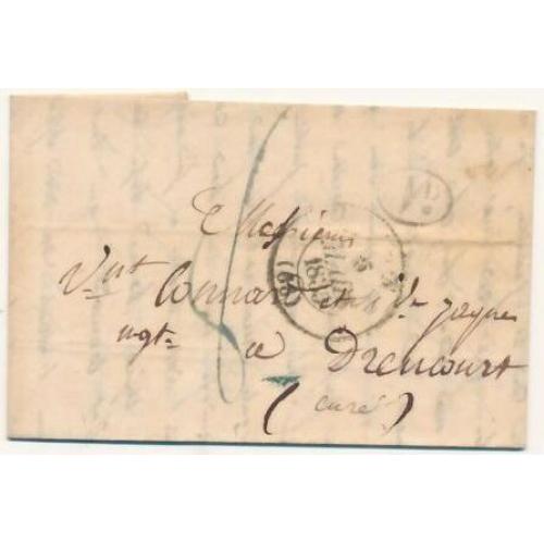 Франция Тибервиль Письмо 1835