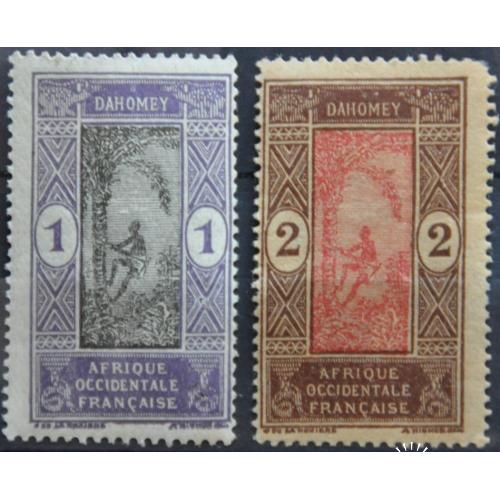 Французские колонии Дагомея 1917