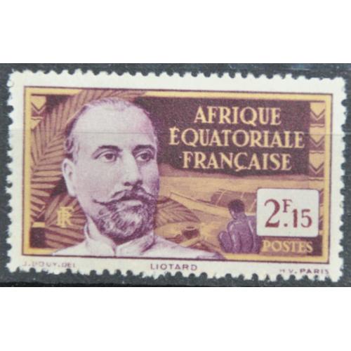 Французские колонии Экваториальная Африка Губернатор Виктор Лиотар 1937