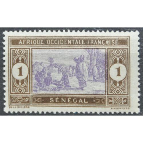 Французские колонии Сенегал 1914