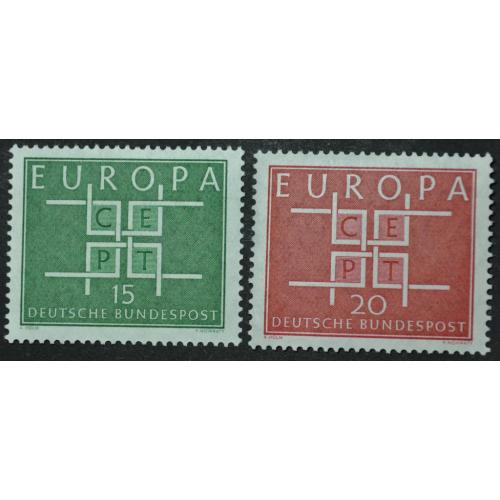 ФРГ Европа СЕПТ 1963