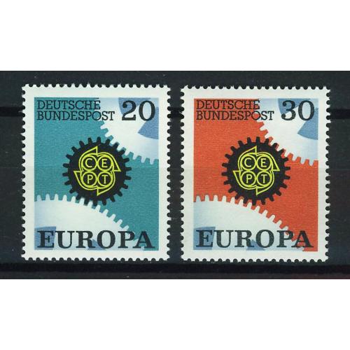 ФРГ Европа СЕПТ 1967