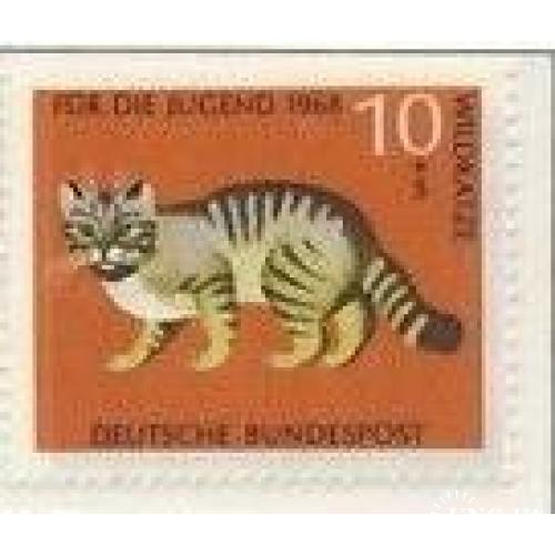 ФРГ фауна дикий кот 1968