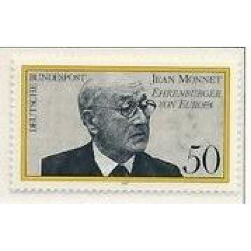 ФРГ политик Жан Моне 1977