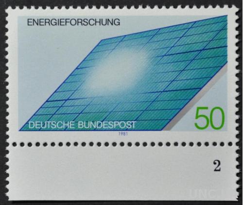 ФРГ Солнечная энергия 1981