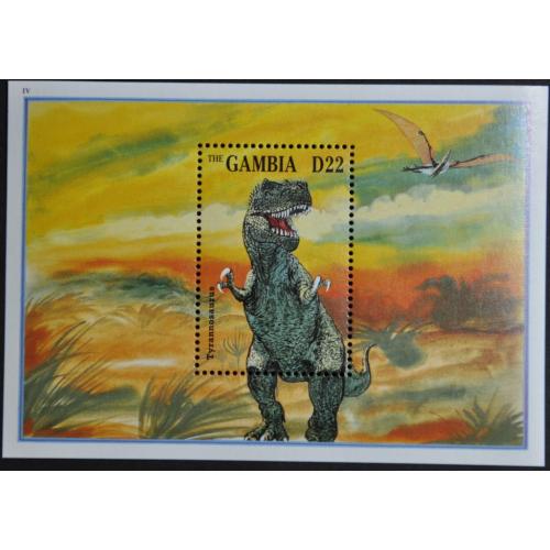 Гамбия Доисторическая Фауна Динозавры Тиранозавр 1995
