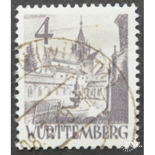 Германия Французская Зона Вюртемберг 1948