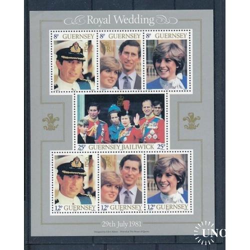 Гернси Свадьба принца Чарльза и леди Дианы 1981