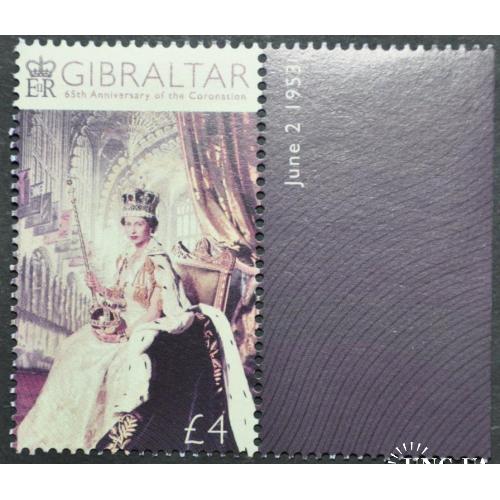 Гибралтар 65 лет Коронации Елизавета II 2018