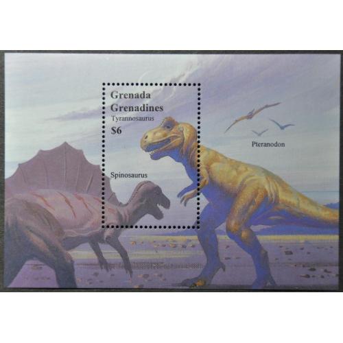 Гренада Гренадины Доисторическая Фауна Динозавры Тиранозавр 1994