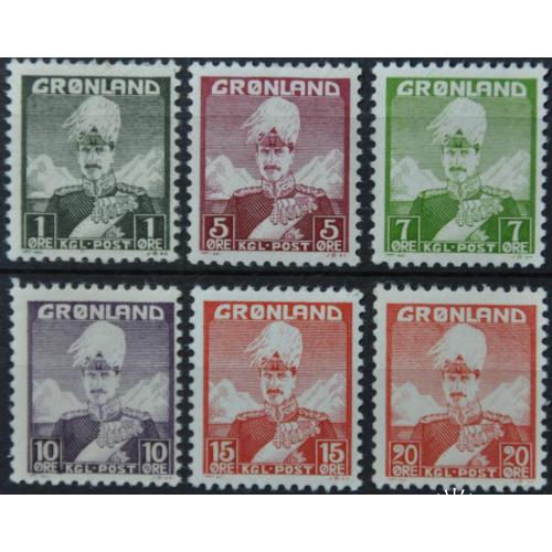 Гренландия Король Кристиан X 1938