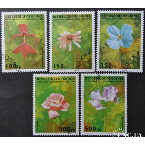 Гвинея Флора Цветы 1995