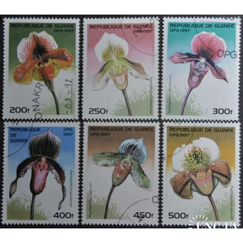 Гвинея Флора Цветы Орхидеи 1997