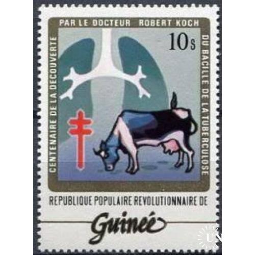 Гвинея Медицина Туберкулез Кох Фауна Корова 1983