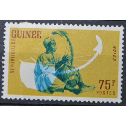 Гвинея Музыкальные инструменты Авиапочта  1962