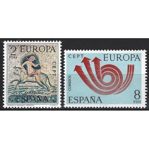 Испания Почтовая связь Почтовый Рожок  Европа СЕПТ 1973