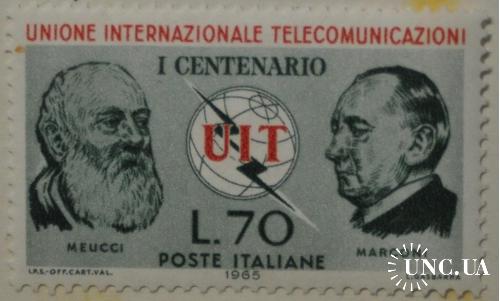 Италия UIT Радио Маркони 1965 MNH