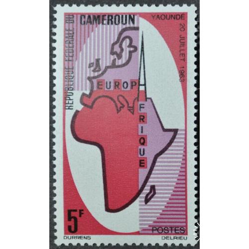 Камерун Карта 1963