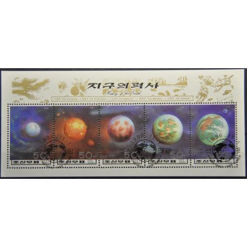 КНДР Северная Корея Космос Астрономия Солнечная Система 1996