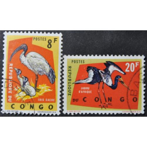 Конго Фауна Птицы 1963